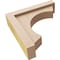 Ekena Millwork 3"W x 12"D x 12"H Thin Emerson Rough Cedar Woodgrain TimberThane Corbel, Primed Tan CORUR03X12X12EMRRCPR - alternate 3
